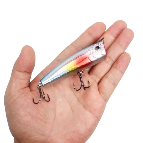 Top Water Popper Lures (5pcs scale)