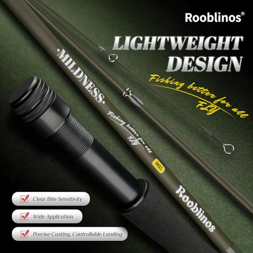 ROOBLINOS 9ft Fly Fishing Rod (MILDNESS-905 / 9ft)