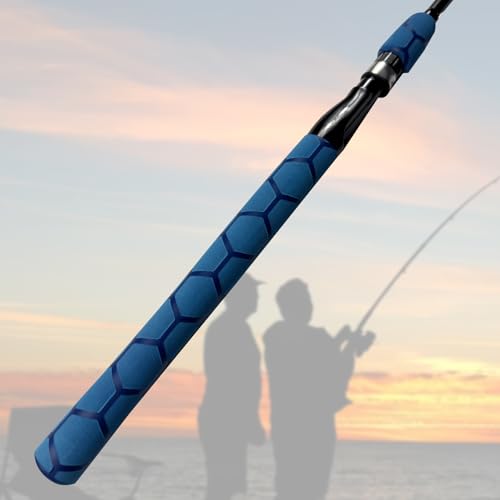 Hex Pattern Handle Heat Shrink for Fishing Rod