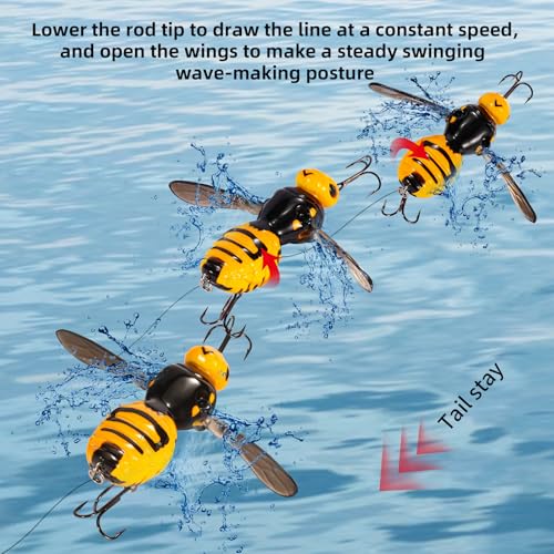 Fishing Lures (A1-Wasp Topwater)