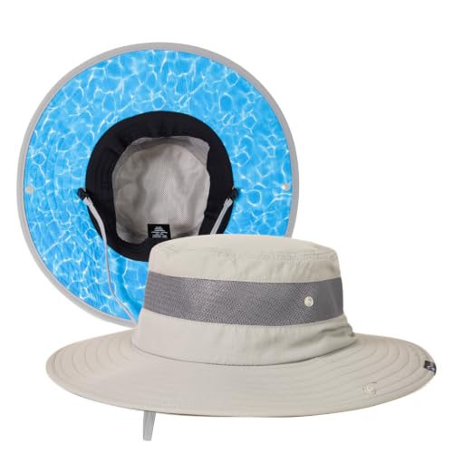 UvCoolix™ Cooling Sweatband Breathable Bucket UPF50+ XL XXL Sun Hat Under Stiff Wide Brim Pattern Boonie Fishing