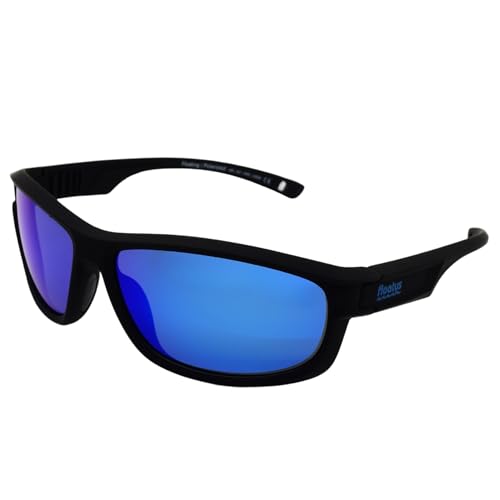 Zilkers Floating Polarized Sports Sunglasses for Men (Black Frame/ Blue Mirror Lens)