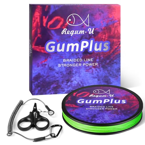 Gummax 8 Strand Braided Fishing Line (Neon Green / 150 Yards / 100 LB)