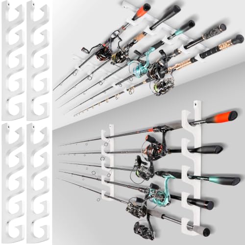 H5W Solid Wood Fishing Rod Holder