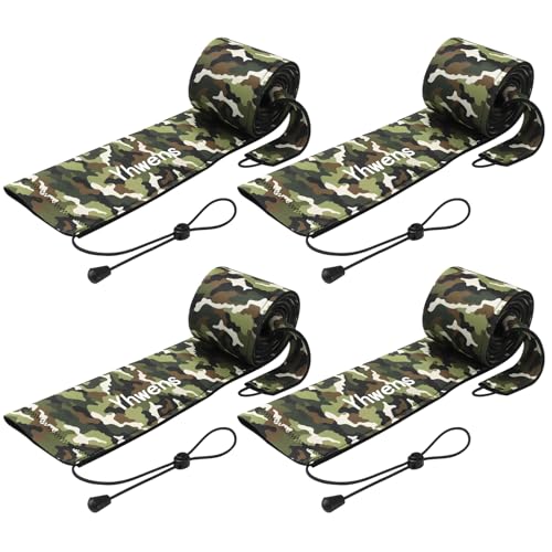 Neoprene Fishing Rod Sleeve Rod Sleeves Fishing Pole Sleeve Rod Socks for Fishing Poles Rod Cover Rod Protector Durable for Casting Spinning Trolling Sea Fishing Rod Storage