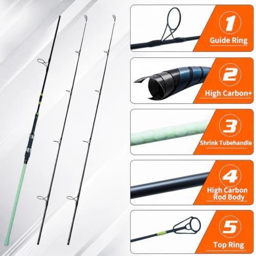 Telescopic Carp & Surf Fishing Rod