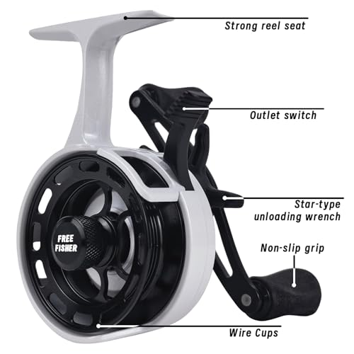 Ice Fishing Reels 3.2 (White-Left)