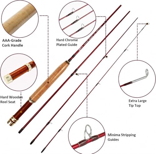 Whisperer Fly Fishing Rod with Rod Tube