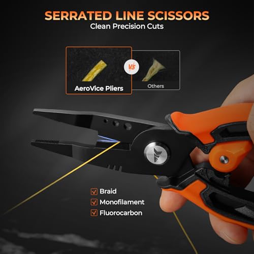 AeroVice 7.5” Fishing Pliers (7.5'' Straight Nose)
