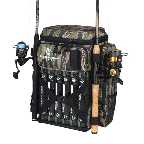 Evolution Fishing Drift Series Tackle Backpack (3600 / Tiger Stripe)