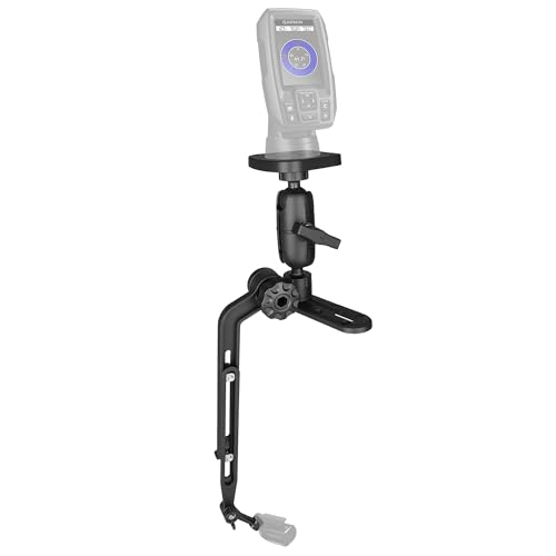 Kayak Fish Finder Mount with Adjustable Transducer Mounting Arm