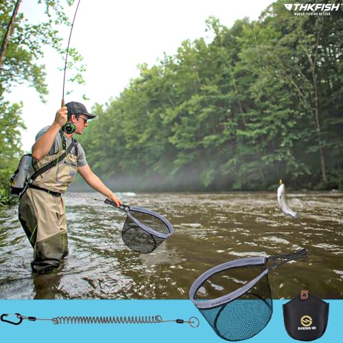 Fly Fishing Net (M-GREY)