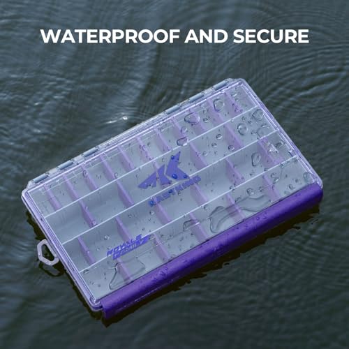 HyperSeal Waterproof Tackle Box (3700(1 Pack) / Purple)
