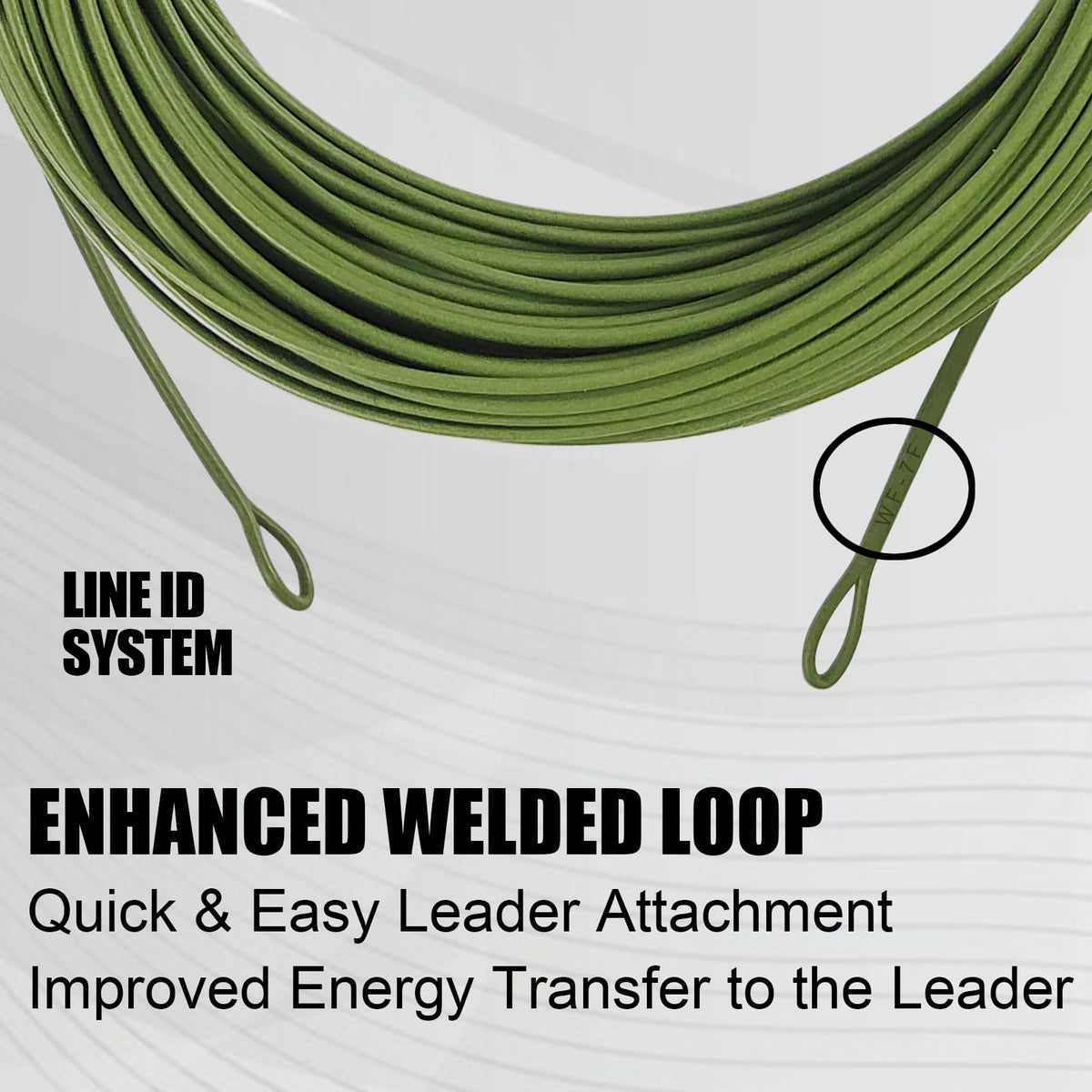 ProWeight WF Floating Fly Line with Welded Loops (Mossgreen / 5F)