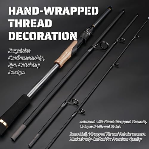 4 Piece Travel Baitcasting Rod