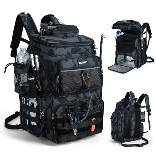 Fishing Backpack with Cooler (A2:camo(without Tackle Boxes))