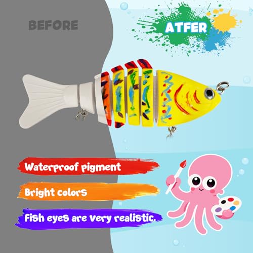 DIY Fishing Lure Kit (8pcs with acessions)