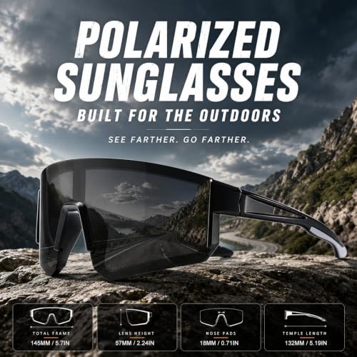 3 Pack Polarized Sports Sunglasses UV400