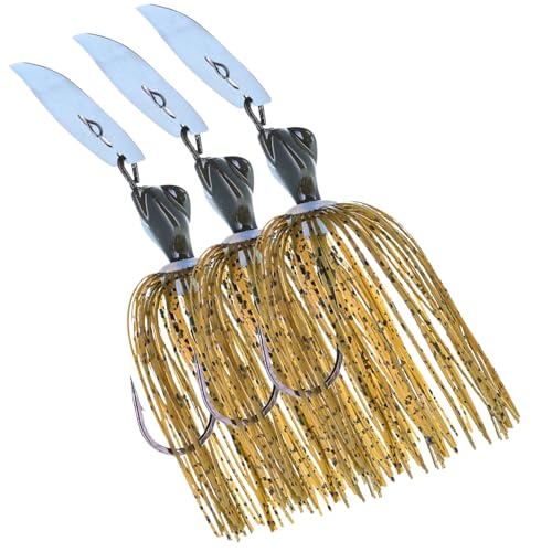 Breaker Jigs for Bass Fishing (Green Pumpkin / 1/2 Oz)