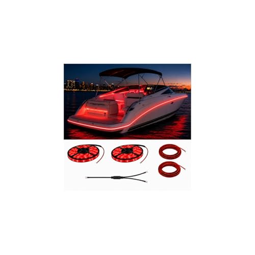12V Green Boat LED Strip Lights