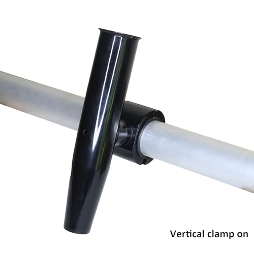 2 PCS T Top Rod Holder Single Aluminum clamp on fit 1.5"