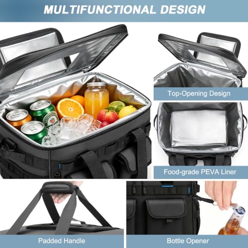 48 60 Can Insulated Soft Sided Collapsible Cooler Bag Ice Chest