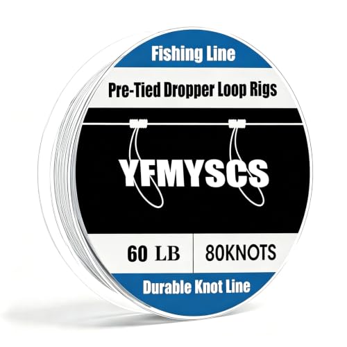 60LB Pre Tied Dropper Loop Rigs (60LB)