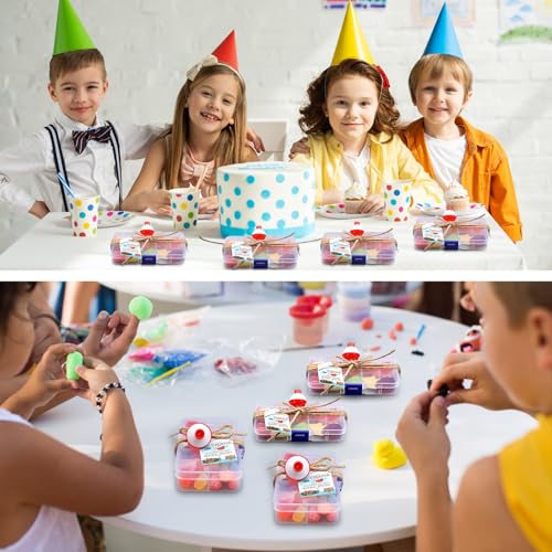 24 Fishing Party Favors Tackle Boxes with Thank You Cards