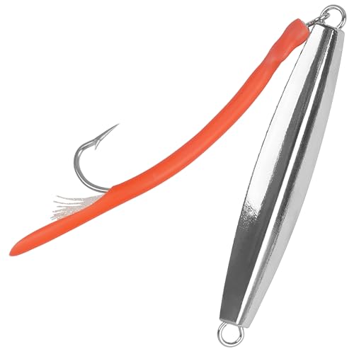Diamond Jigs Saltwater Fishing Lures (Red-1pc / 1oz)