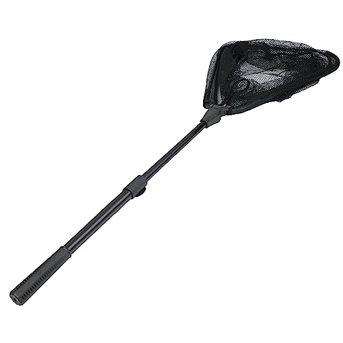 Fishing Landing Net with Telescoping Pole Handle Extends to 63 inches (G: Aircraft-grade Aluminum Handle, 71" Full)