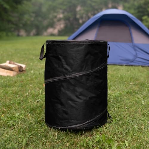 Collapsible Trash Can (Black / 46-Gallon)