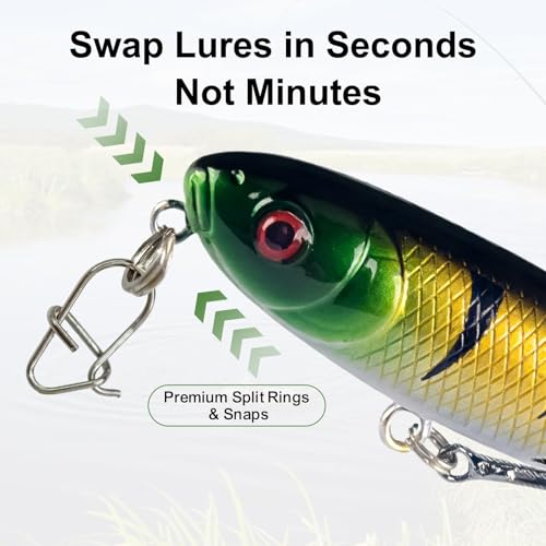41 Pcs Fishing Lures Kit for Bass Trout & Pike (Young Style)