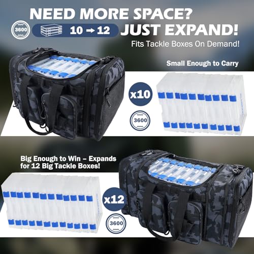 Tackle Bag Expandable Fishing Bag