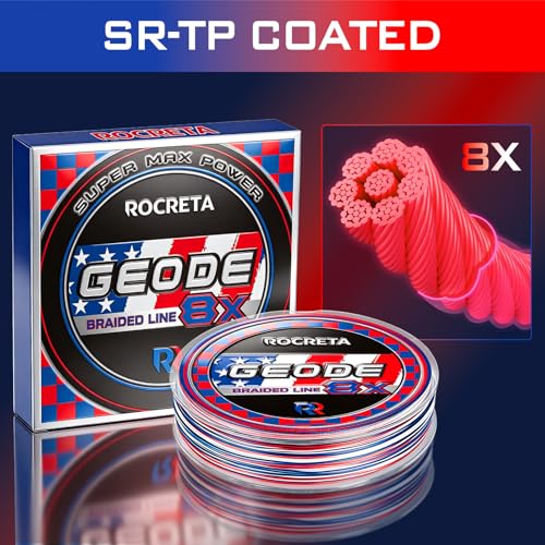 Geode Braided Fishing Line (Patriot / 30LB(300YDS))