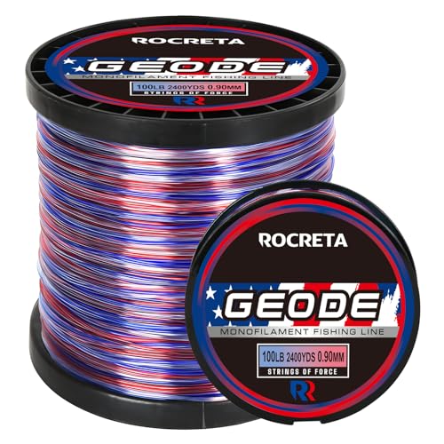 Geode Monofilament Fishing Line (PATRIOT / 10LB(2400YDS))