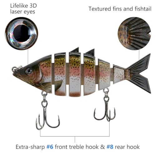 Bone Multi Jointed Swimbait 3