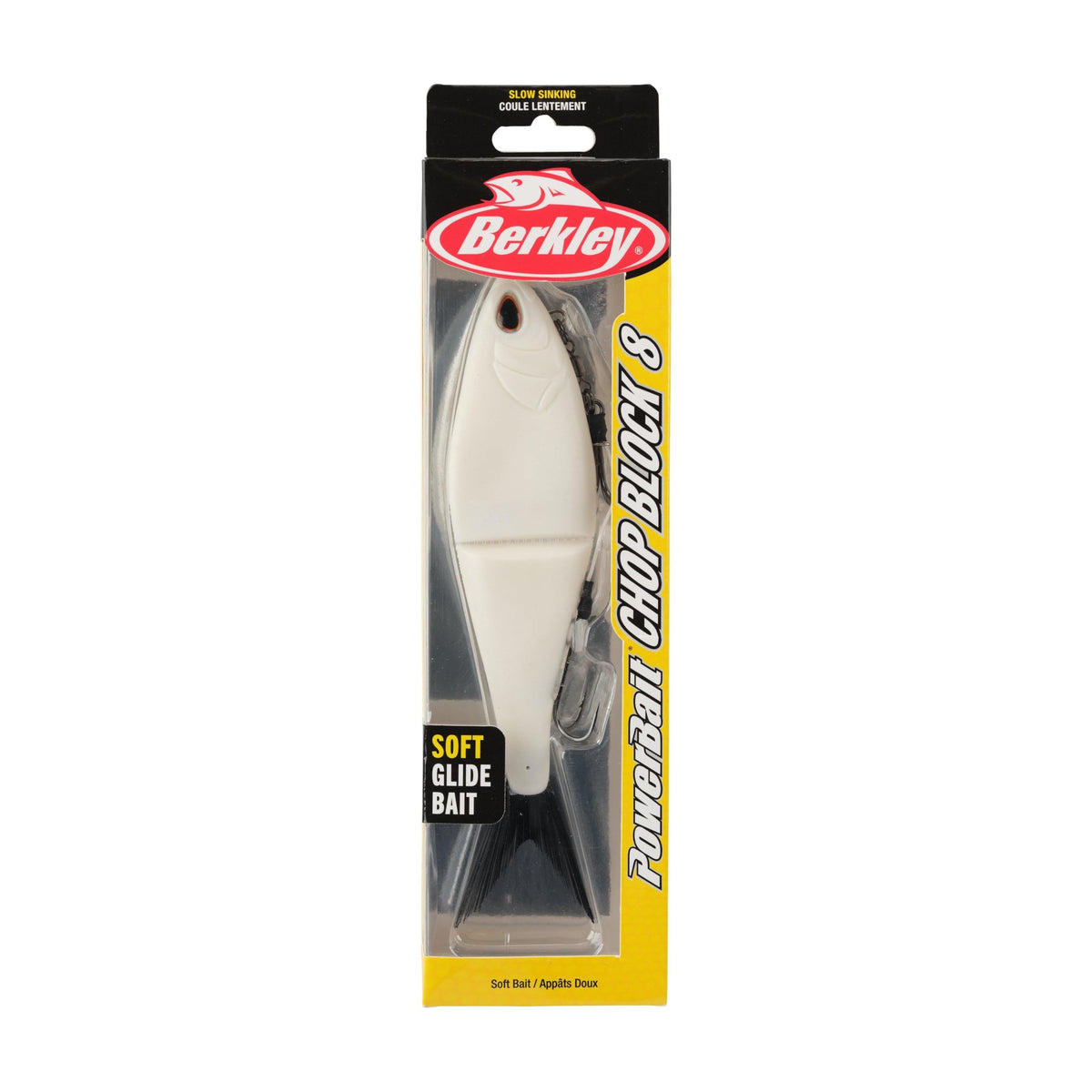 PowerBait Chop Block Fishing Soft Bait (Raw / 8 in - 2.2 oz)