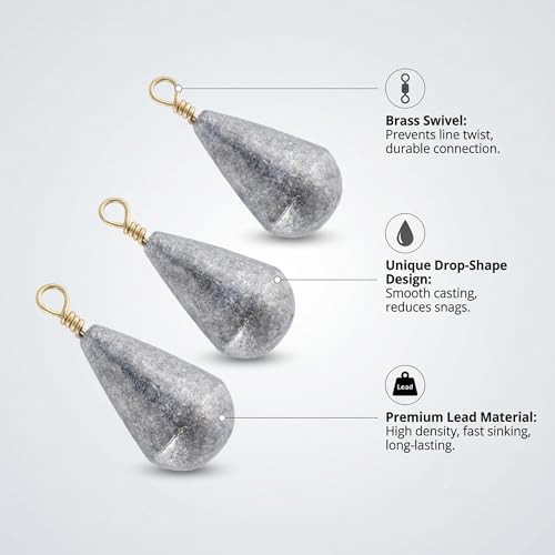 Fishing Sinkers & Sinker Slides Kit