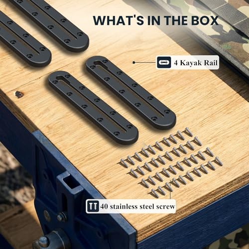 Kayak Track Rail (9inch,4pcs)