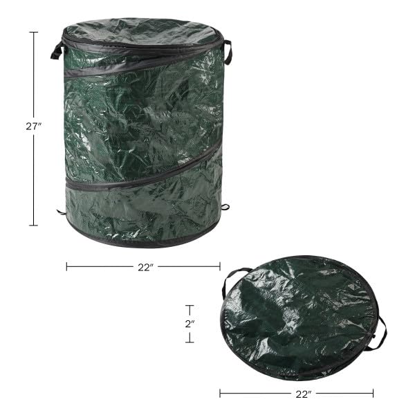 Collapsible Trash Can (Green / 44-Gallon)