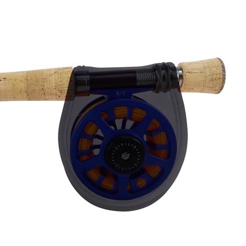 Neoprene Fly Fishing Reel Case Pouch Cover Fitting 5 (Black / 1-PACK 5/6)