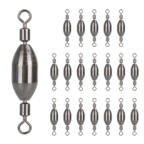 Brass Fishing Sinker Swivel (1/16OZ-20PCS)