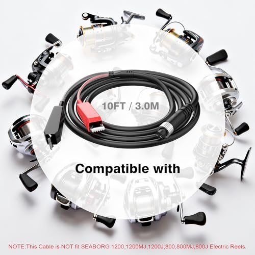 Electric Fishing Reel Power Cord Cable