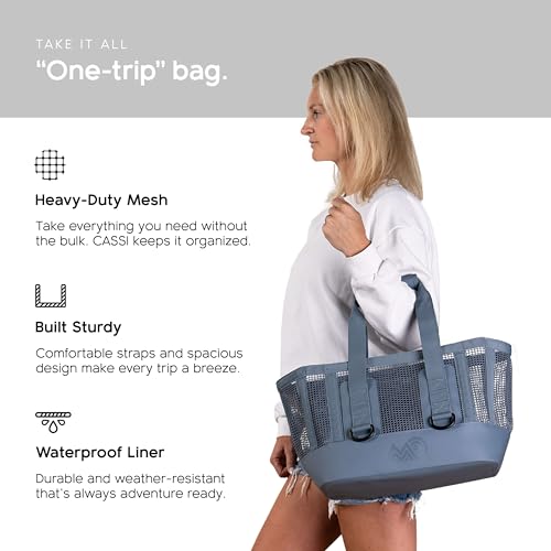 Boat Gear Heavy Duty Outddor CASSI Tote Boat Bag (Steel Blue / 23 Liter)