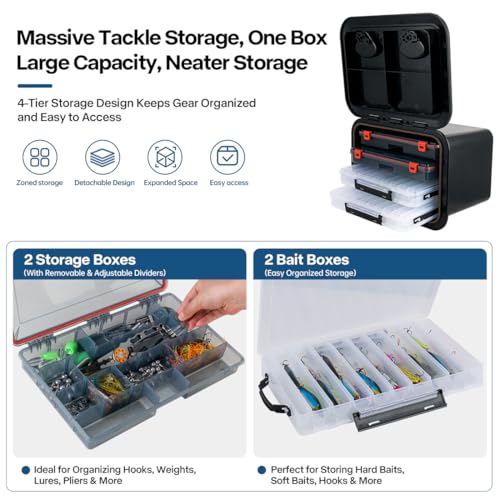 Marine Deck Access Hatch Storage Box 12.4" x 17.3"