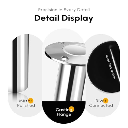 30 Degree Fishing Rod Holder 2 Pack (30 Degree - SS with White Insert)