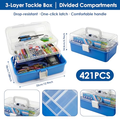 Fishing Lures Kit (Blue)