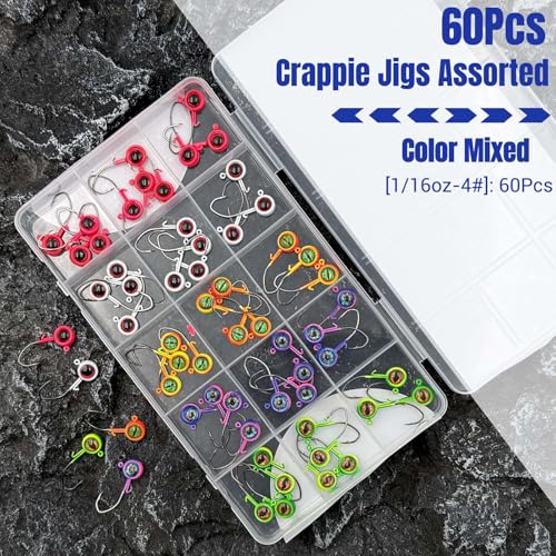 Big Eyes Crappie Jig Heads (1/16oz)