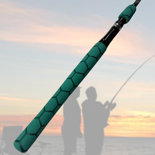 Hex Pattern Handle Heat Shrink for Fishing Rod
