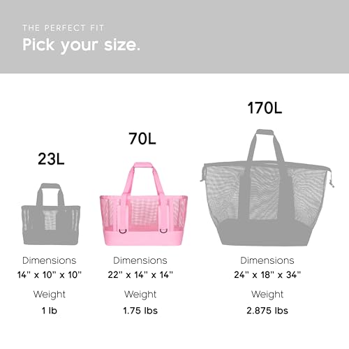Boat Gear Heavy Duty Outddor CASSI Tote Boat Bag (Rosé / 70 Liter)